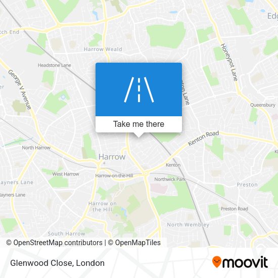 Glenwood Close map