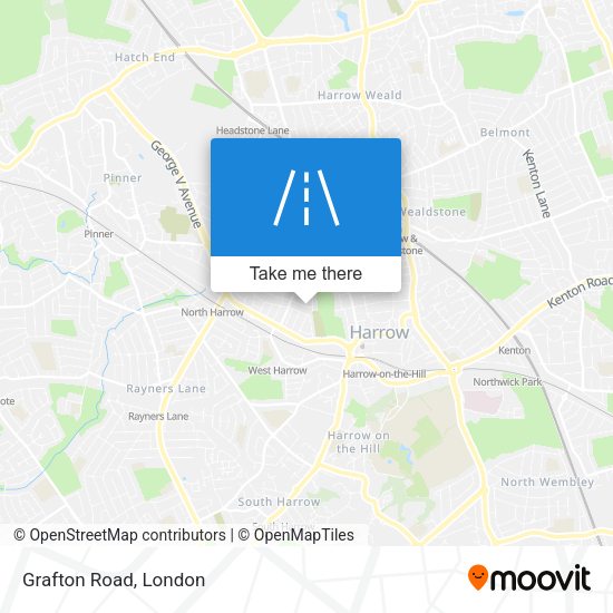 Grafton Road map