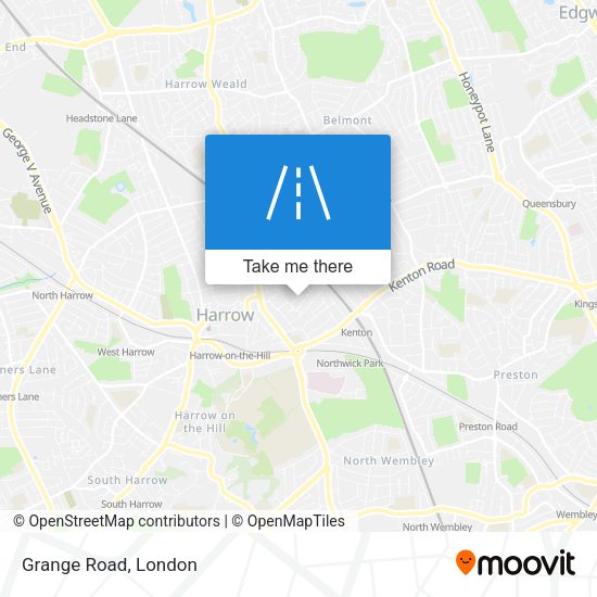 Grange Road map