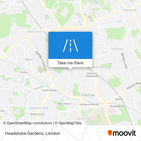 Headstone Gardens map