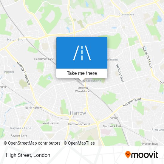 High Street map