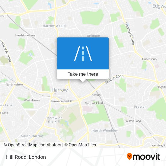 Hill Road map