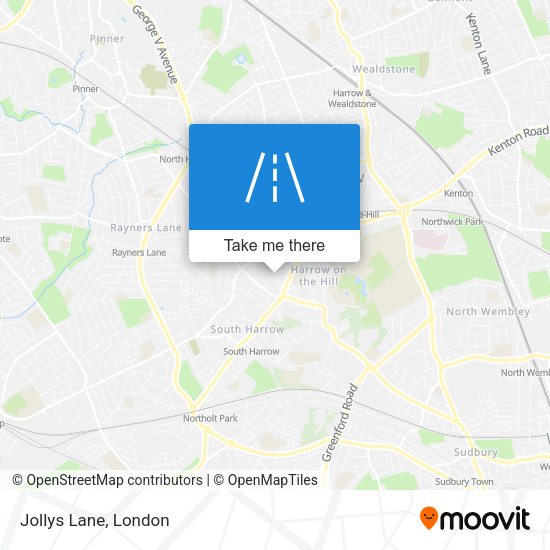 Jollys Lane map