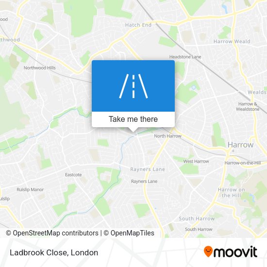 Ladbrook Close map