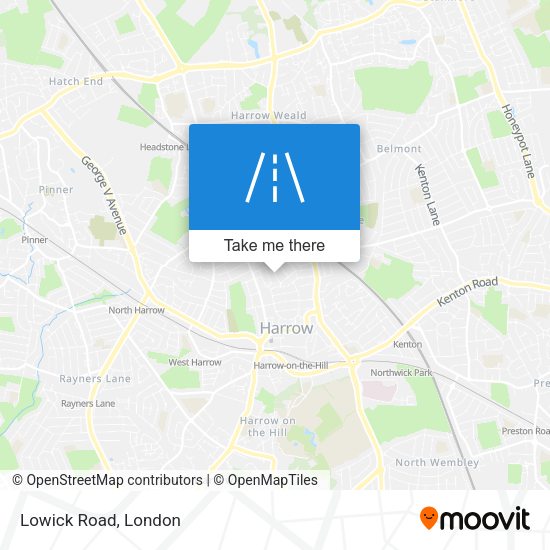 Lowick Road map