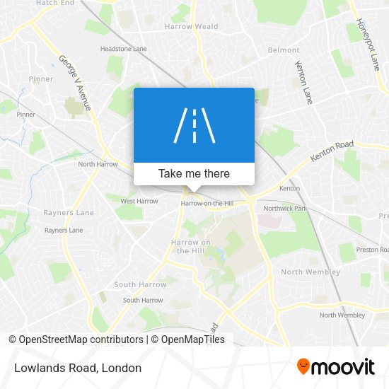 Lowlands Road map