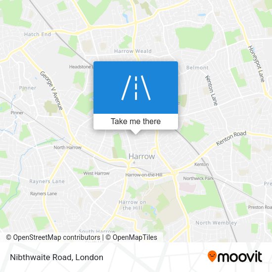 Nibthwaite Road map