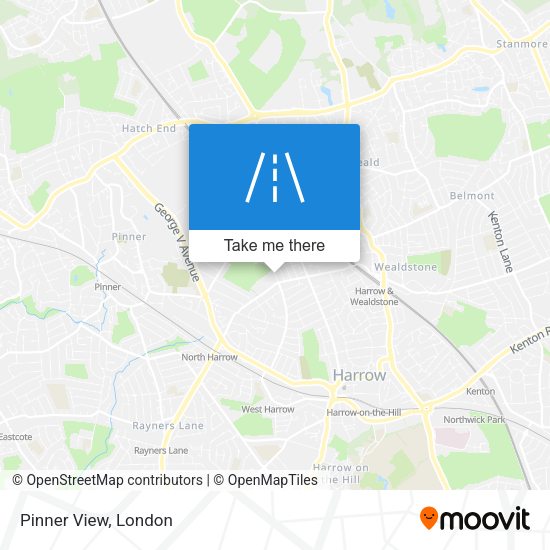 Pinner View map