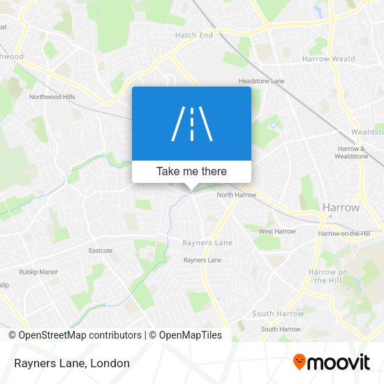Rayners Lane map