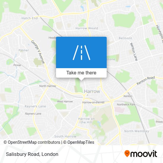 Salisbury Road map