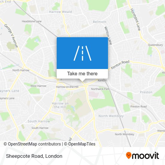 Sheepcote Road map