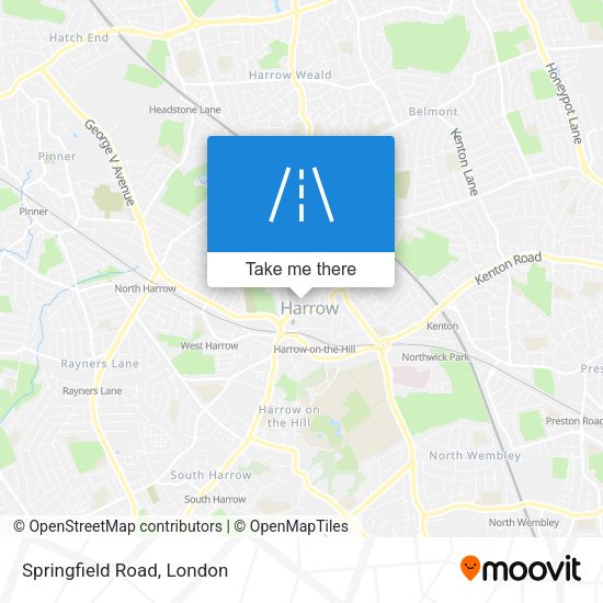 Springfield Road map