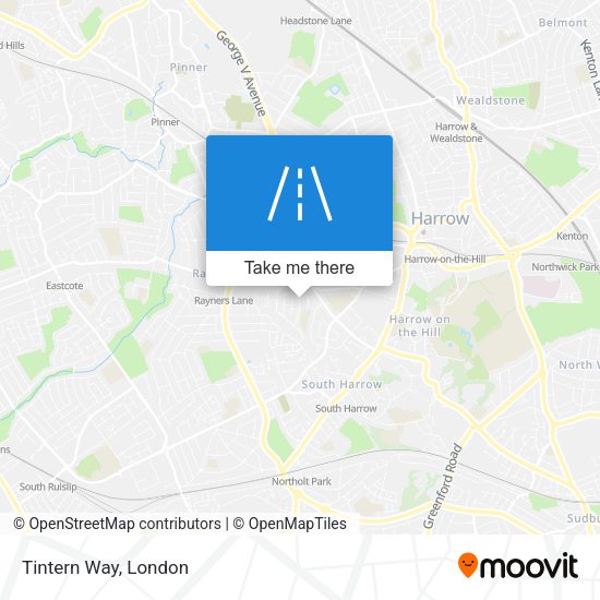 Tintern Way map