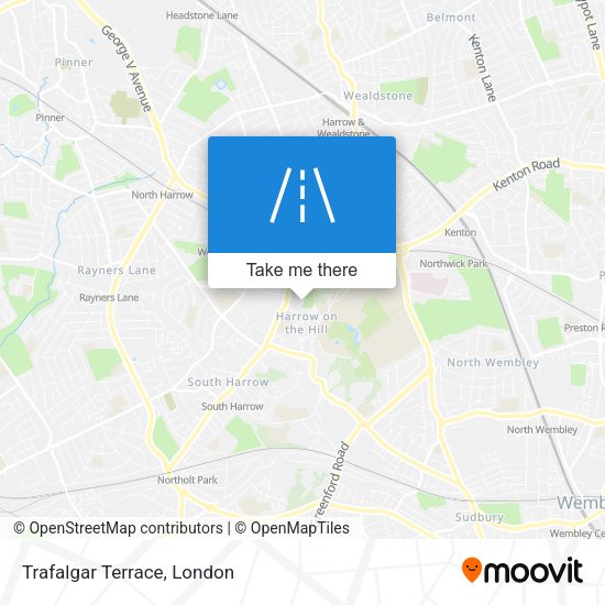 Trafalgar Terrace map