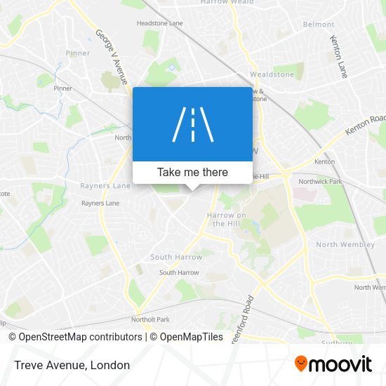 Treve Avenue map