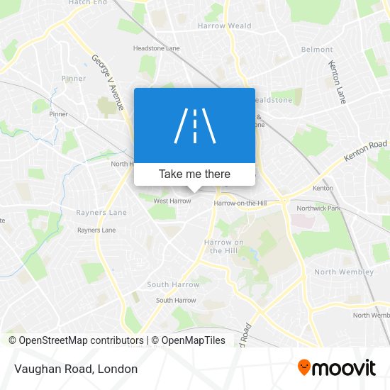 Vaughan Road map