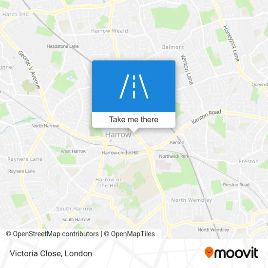 Victoria Close map