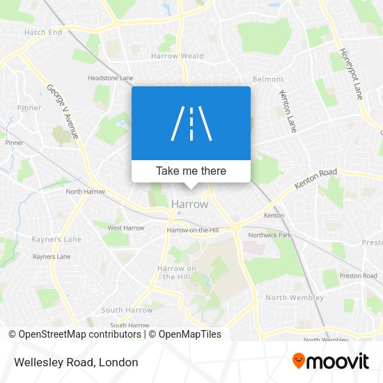 Wellesley Road map