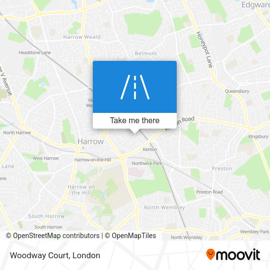Woodway Court map