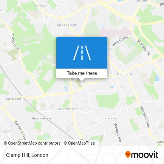 Clamp Hill map