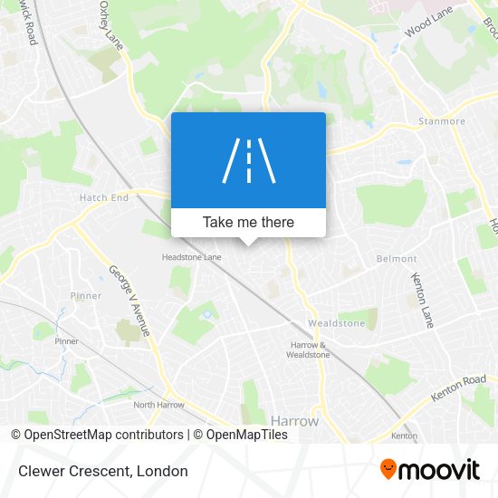 Clewer Crescent map