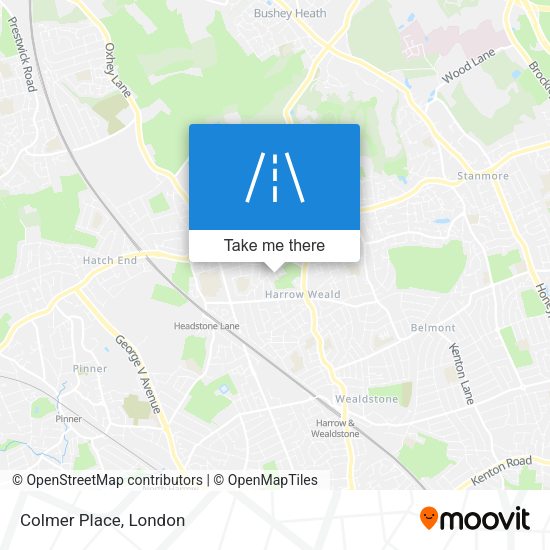 Colmer Place map