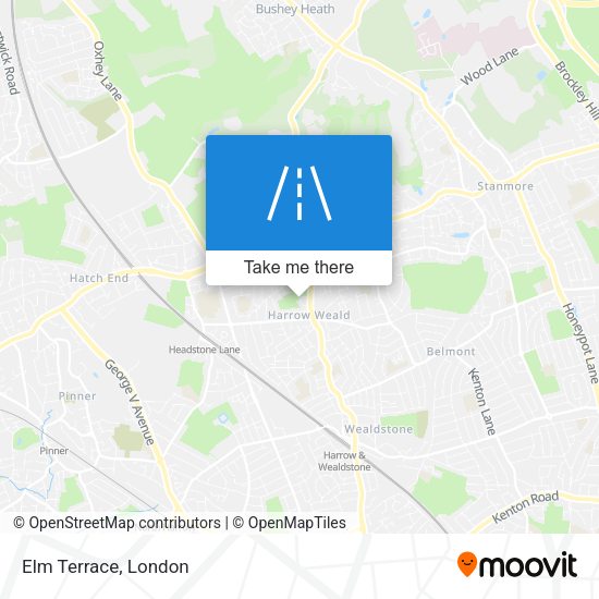 Elm Terrace map