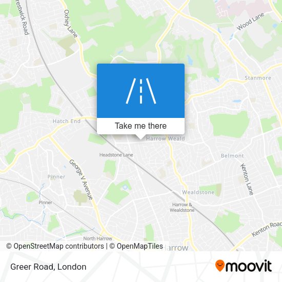 Greer Road map