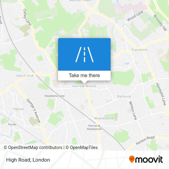 High Road map