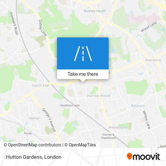 Hutton Gardens map