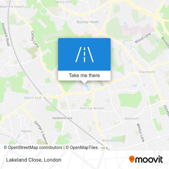 Lakeland Close map