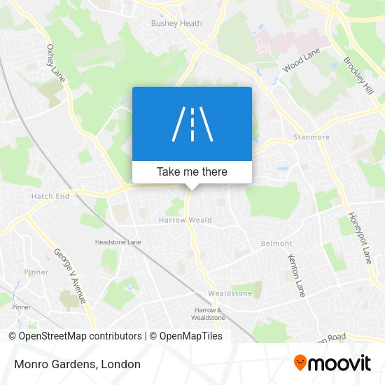Monro Gardens map