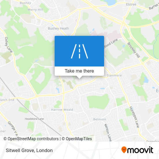 Sitwell Grove map