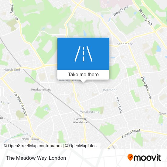 The Meadow Way map