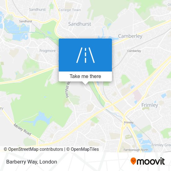 Barberry Way map