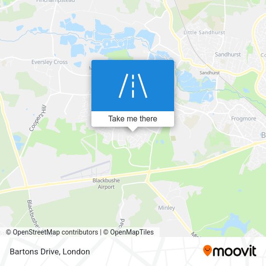 Bartons Drive map