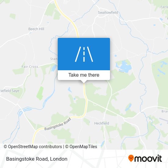 Basingstoke Road map