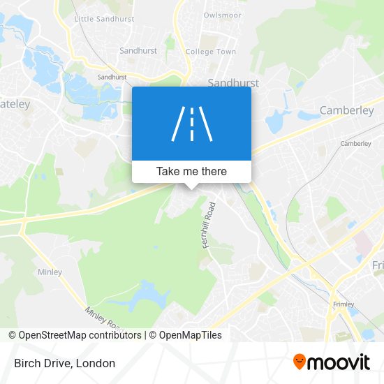 Birch Drive map