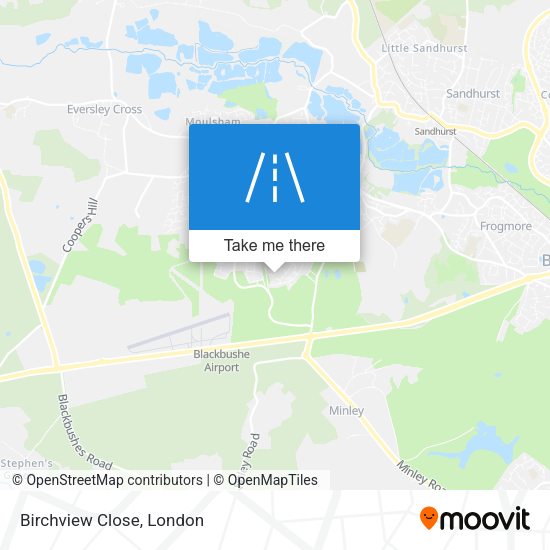 Birchview Close map