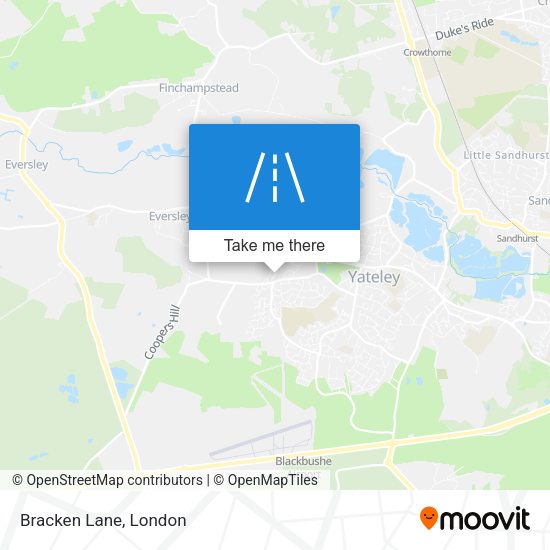 Bracken Lane map