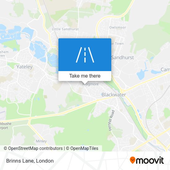 Brinns Lane map