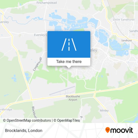 Brocklands map