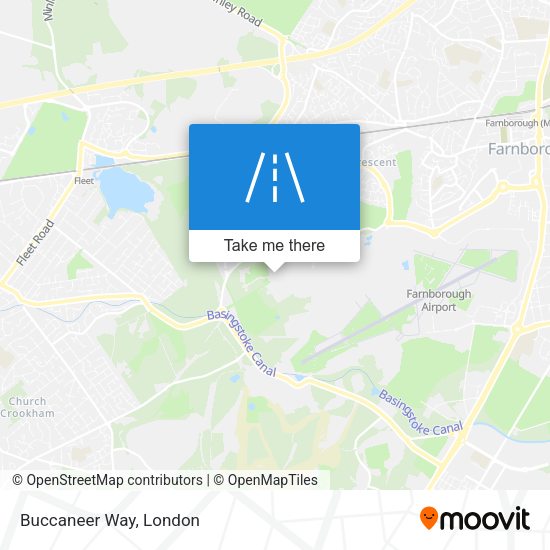 Buccaneer Way map