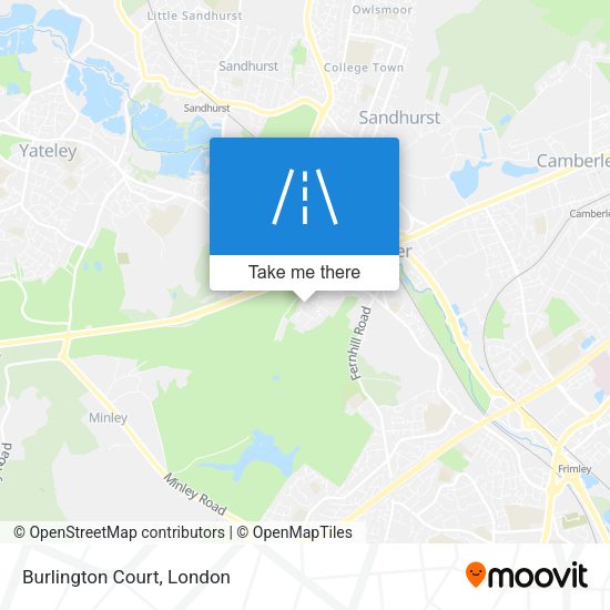 Burlington Court map
