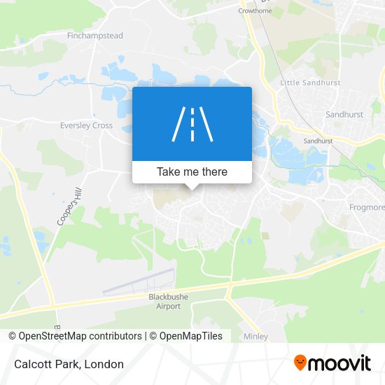 Calcott Park map