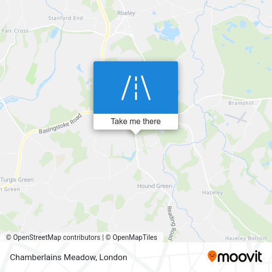 Chamberlains Meadow map