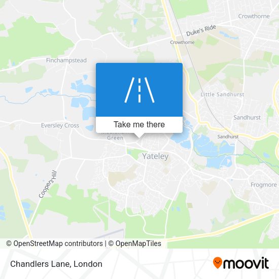 Chandlers Lane map
