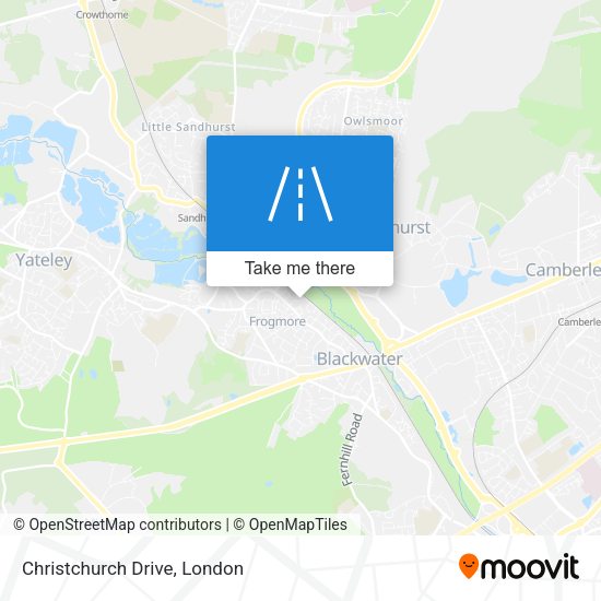 Christchurch Drive map