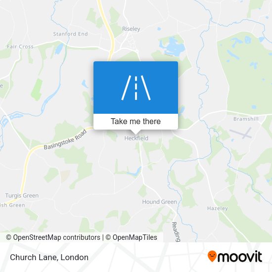 Church Lane map