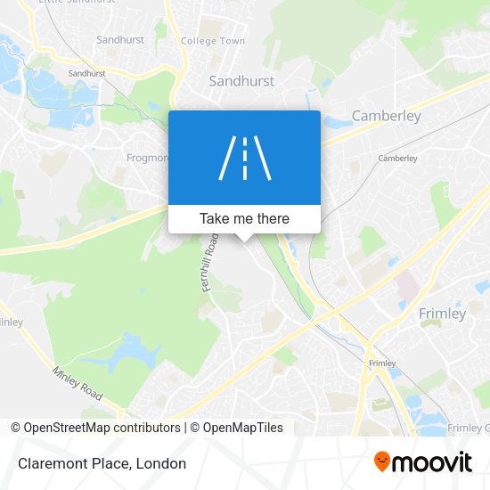Claremont Place map